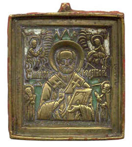 Святой Николай Чудотворец с предстоящими